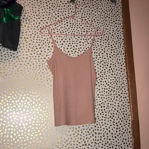 NWT pink camisole tank with lace